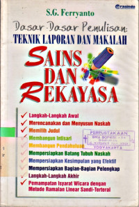 Image of DASAR-DASAR PENULISAN; TEKNIK LAPORAN DAN MAKALAH SAINS DAN REKAYASA