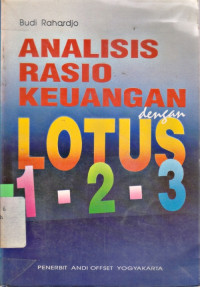 Image of ANALISIS RASIO KEUANGAN DENGAN LOTUS 1-2-3