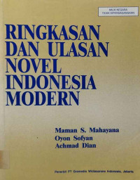 Image of RINGKASAN DAN ULASAN NOVEL INDONESIA MODERN