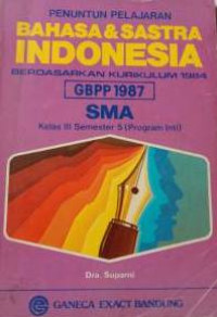 Image of Penuntun pelajaran bahasa dan sastra Indonesia
