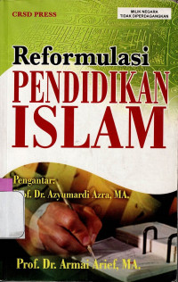 Image of REFORMULASI PENDIDIKAN ISLAM
