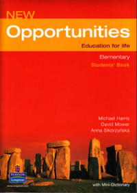 Image of NEW OPPORTUNITIES : EDUCATION FOR LIFE : ELEMENTARY (STUDENTS' BOOK) WITH MINI- DICTIONARY