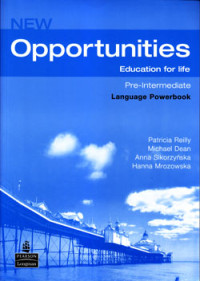 Image of NEW OPPORTUNITIES : EDUCATION FOR LIFE : PRE-INTERMEDIATE (LANGUAGE POWERBOOK)