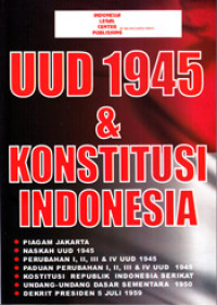 Image of UNDANG-UNDANG DASAR 1945 & KONSTITUSI INDONESIA