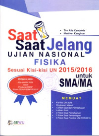 Image of SAAT-SAAT JELANG UJIAN NASIONAL FISIKA SMA/MA 2015/2016