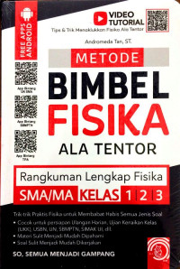 Image of METODE BIMBEL FISIKA ALA TENTOR SMA KELAS 1,2, & 3