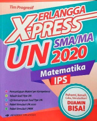 Image of ERLANGGA X-PRESS UN SMA/MA 2020 MATEMATIKA IPS