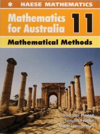 Image of MATHEMATICS FOR AUSTRALIA 11 : MATHEMATICAL METHODS