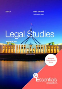 Image of LEGAL STUDIES WORKBOOK : SACE 1