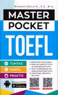 Image of MASTER POCKET TOEFL