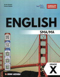 Image of ENGLISH SMA/MA GRADE X KURIKULUM MERDEKA