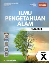 Image of ILMU PENGETAHUAN ALAM SMA/MA KELAS X KURIKULUM MERDEKA
