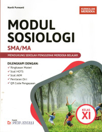 Image of MODUL SOSIOLOGI SMA/MA KELAS XI : KURIKULUM MERDEKA