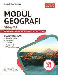 Image of MODUL GEOGRAFI SMA/MA KELAS XI : KURIKULUM MERDEKA