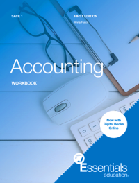 Image of ACCOUNTING WORKBOOK : SACE 1