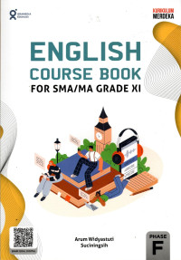 Image of ENGLISH COURSE BOOK FOR SMA/MA GRADE XI : KURIKULUM MERDEKA