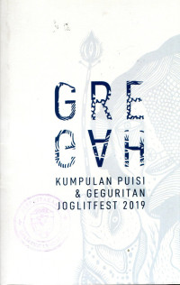 Image of GREGAH : KUMPULAN PUISI DAN GEGURITAN JOGLIFEST 2019