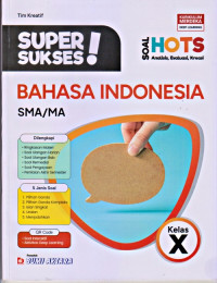 Image of SUPER SUKSES BAHASA INDONESIA SMA/MA KELAS X