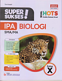 Image of SUPER SUKSES IPA BIOLOGI SMA/MA KELAS X