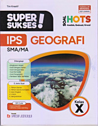Image of SUPER SUKSES IPS GEOGRAFI SMA/MA KELAS X