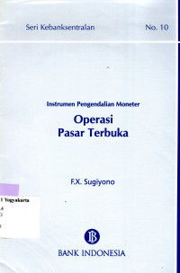 Image of INSTRUMEN PENGENDALIAN MONETER : OPERASI PASAR TERBUKA