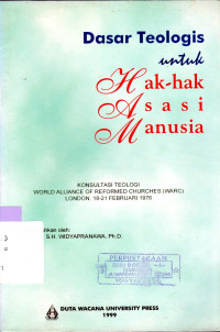 Image of DASAR TEOLOGIS UNTUK HAK-HAK ASASI MANUSIA