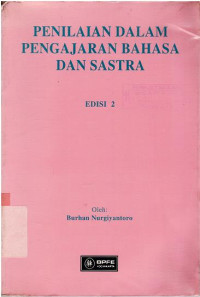 Image of Penilaian dalam pengajaran bahasa dan sastra