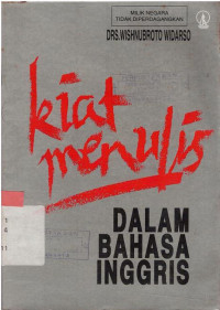 Image of Kiat menulis dalam bahasa Inggris