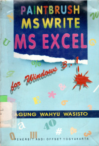 Image of PAINTBRUSH MS WRITE, MS EXCEL FOR WINDOWS 3.1