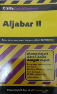 Image of CLIFFS QUICK REVIEW : ALJABAR II
