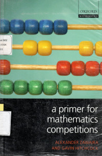 Image of A PRIMER FOR MATHEMATICS : OXFORD MATHEMATICS