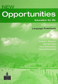 Image of NEW OPPORTUNITIES : EDUCATION FOR LIFE : INTERMEDIATE : LANGUAGE POWERBOOK