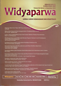 Image of WIDYAPARWA : JURNAL ILMIAH KEBAHASAAN DAN KESASTRAAN